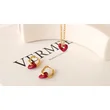 Fashion Jewelry Gold Plated Love Heart Pendant Necklace