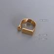 18K Yellow Gold Open Style Ring Women Jewelry