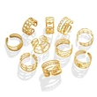 Fashion Jewelry Women Gold Ring