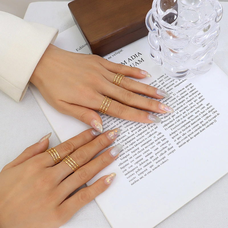 Fashion Jewelry Women Gold Ring