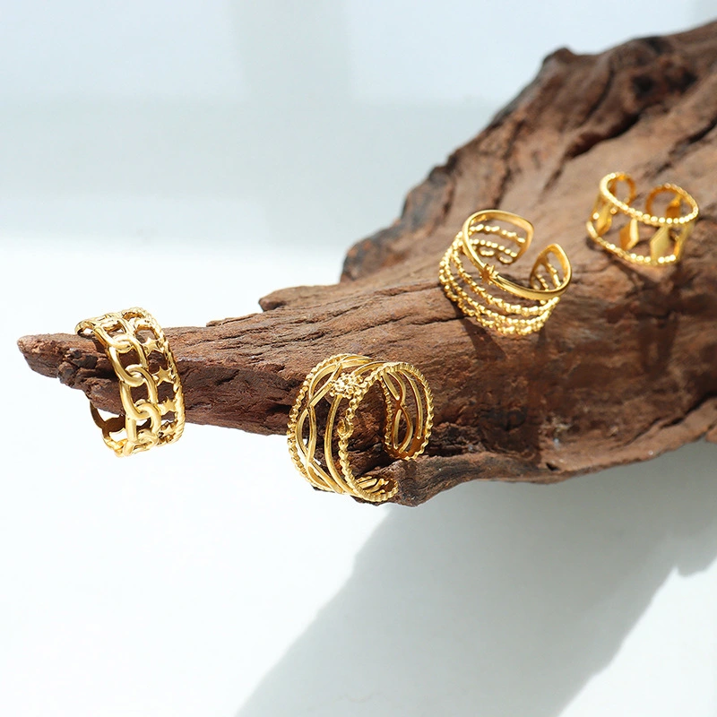 Fashion Jewelry Women Gold Ring