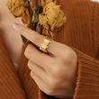 Gold Plated Women Fashion Jewelry Ring