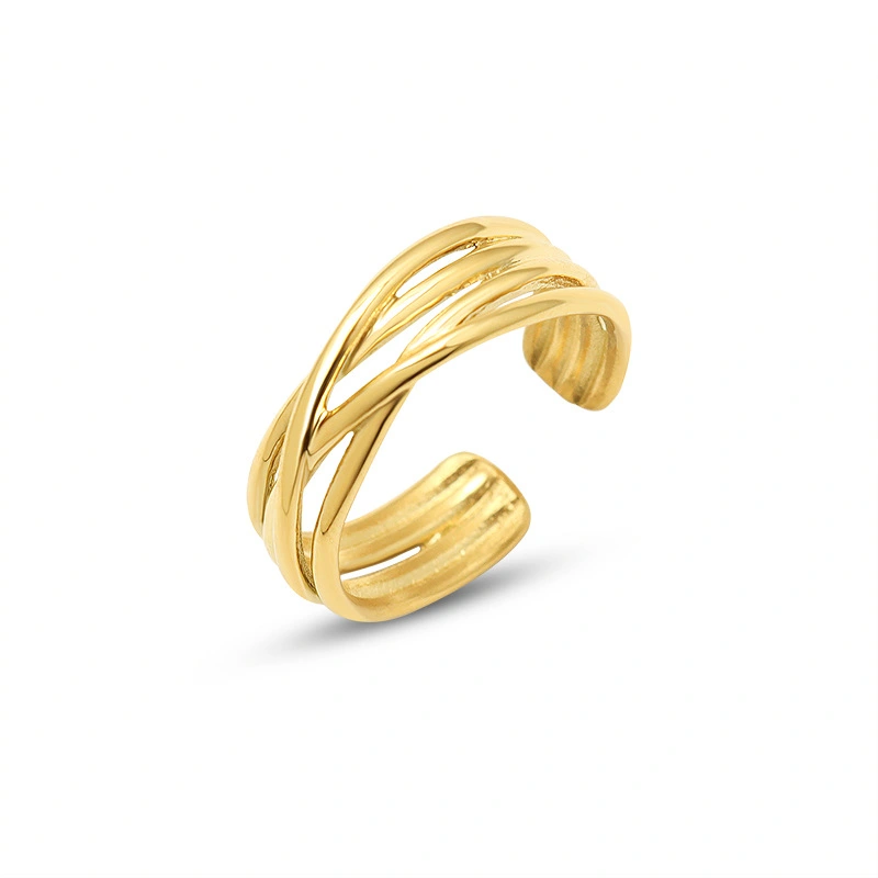 Women Open Ring Design Fashion Line Ring