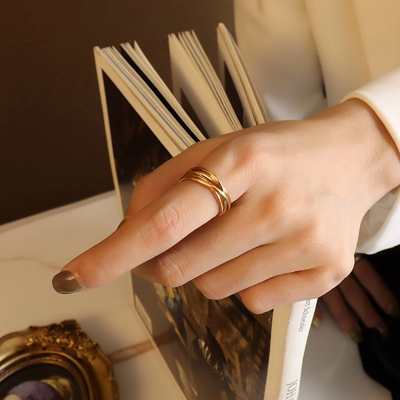 Women Open Ring Design Fashion Line Ring