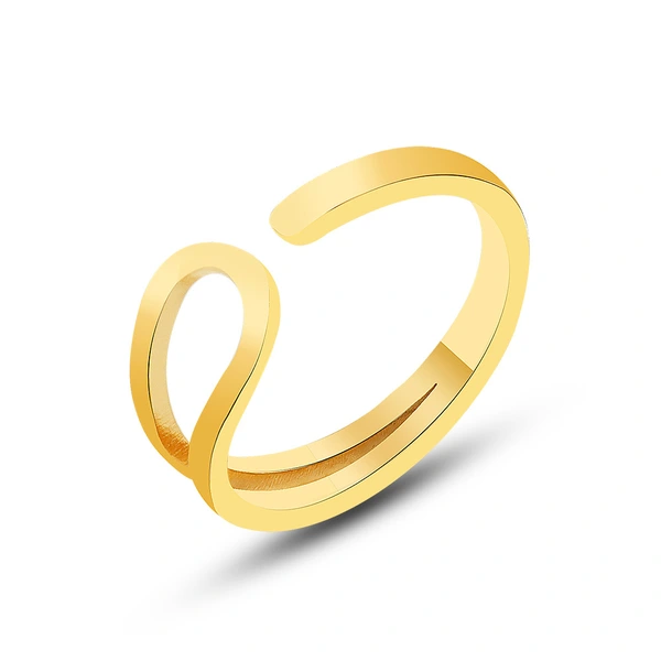 18K PVD Gold Hypoallergenic Women Gold Ring