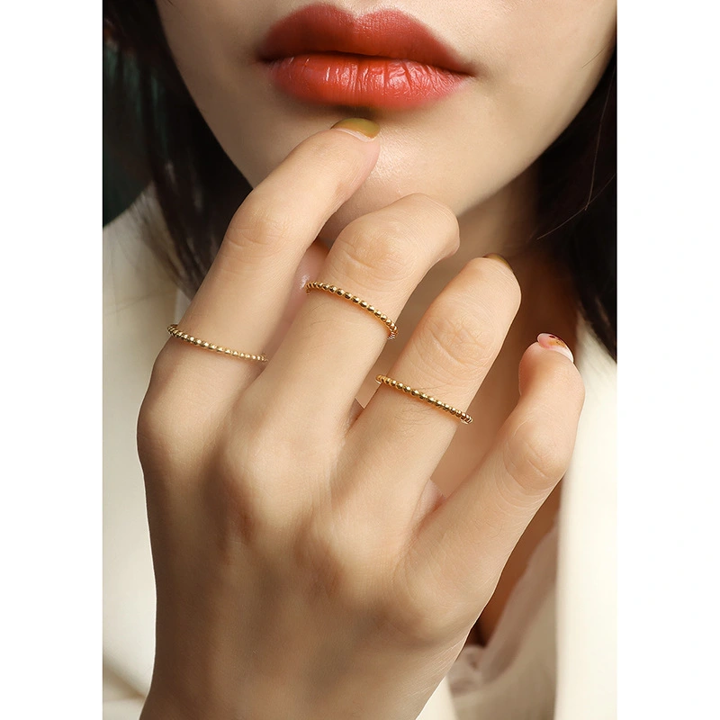 Stackable Stainless Steel Rings for Women