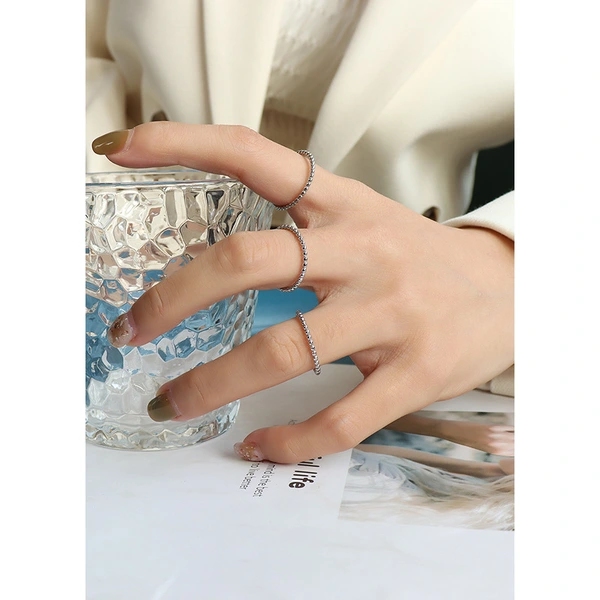 Stackable Stainless Steel Rings for Women