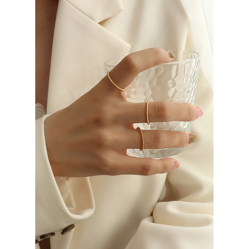 Stackable Stainless Steel Rings for Women