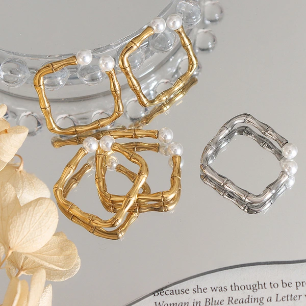 Women Fashion Jewelry Pearl Ring