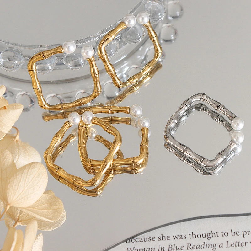 Women Fashion Jewelry Pearl Ring