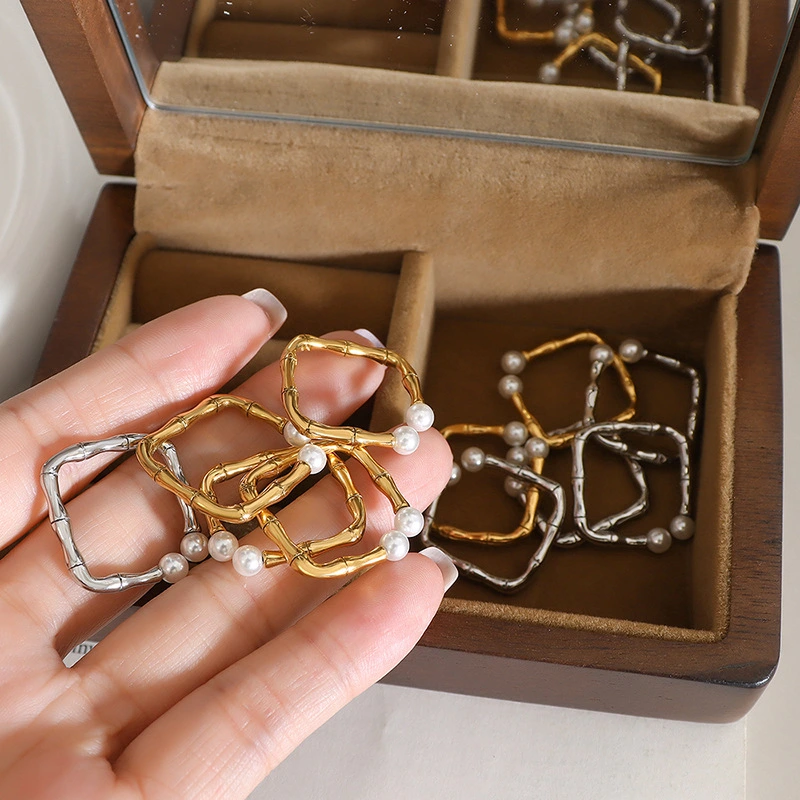 Women Fashion Jewelry Pearl Ring