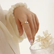 Women Fashion Jewelry Pearl Ring
