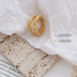 Hammered Crafts Women Texture Ring