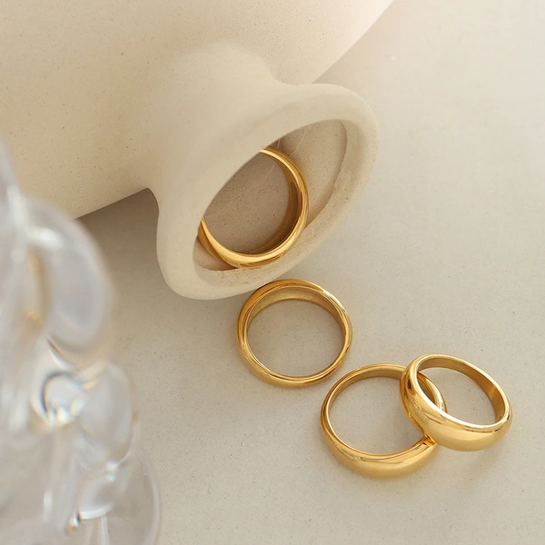 Fashion Jewelry Gold Urban Jewelry Ring