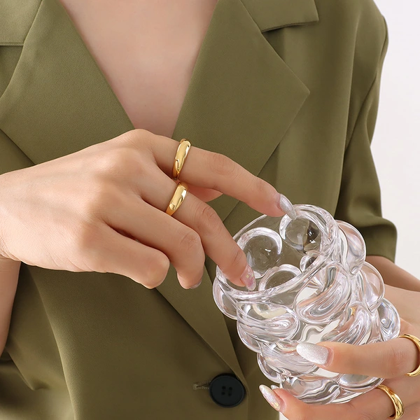 Fashion Jewelry Gold Urban Jewelry Ring