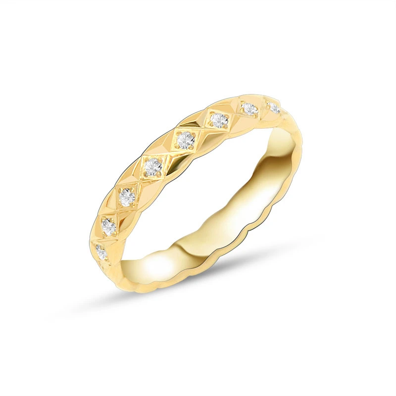 Titanium Jewelry CNC Stone Setting Custom Ring