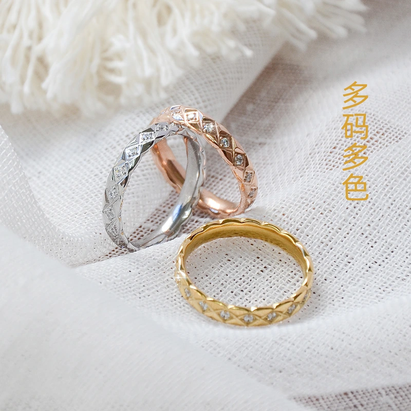 Titanium Jewelry CNC Stone Setting Custom Ring