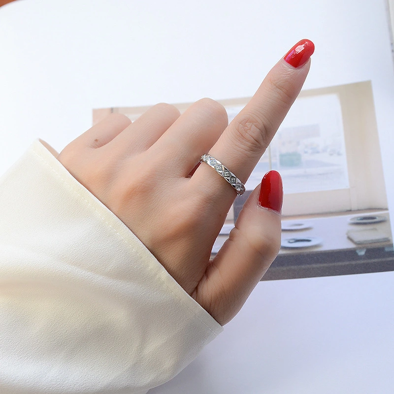 Titanium Jewelry CNC Stone Setting Custom Ring