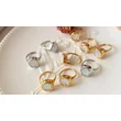 Stainless Steel Fashion White Seashell Ring