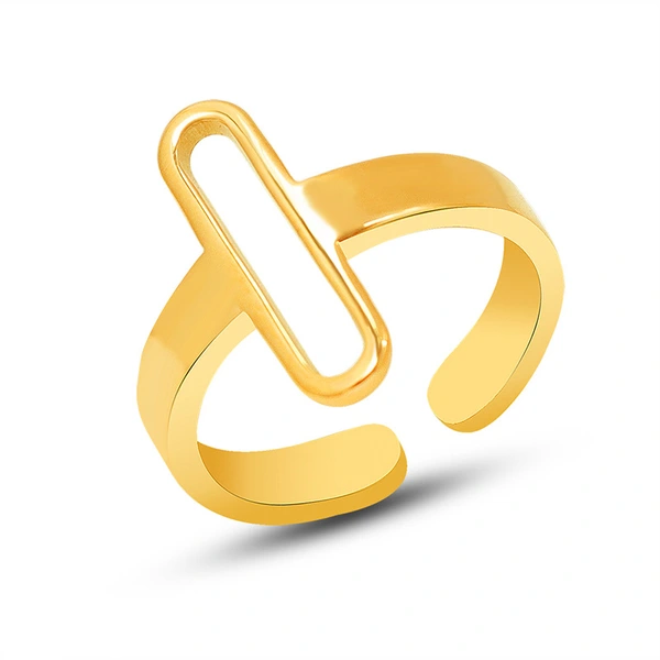 Gold Link Sottile Chain Ring