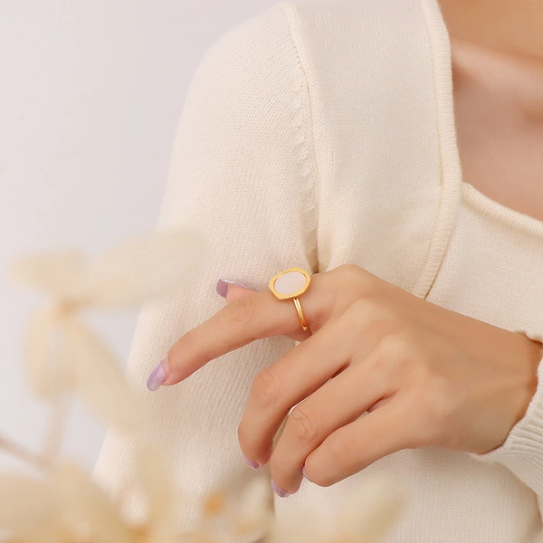 Stainless Steel Open Cuff Ring