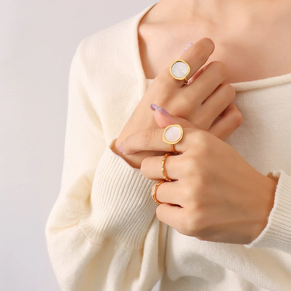 Stainless Steel Open Cuff Ring