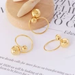 Fashion Jewelry Double Ball Ring