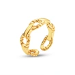316L Cuban Chain Pattern Ring Band