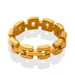 Chain Band Ring in Gold-Tone Color