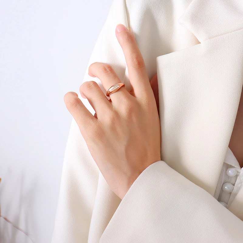 18K Gold Plated Blank Bar Rings