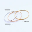Fashion Stainless Steel Trendy Women Bangle Bracelet