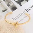 Fashion 18K Gold Plated Thorns Bangle Bracelet