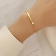 18K Gold Plated Trendy Women Bangle Bracelet