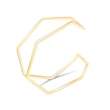 18K Gold Plated Irregular Bangle Bracelet
