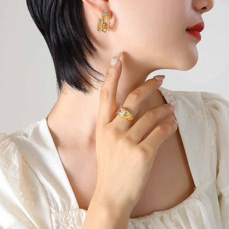 Trendy Urban Jewelry Stainless Steel Earrings