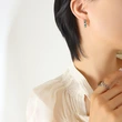 Fashion 18K Gold Plated Stainless Steel Women Earings