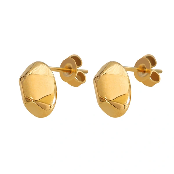 Gold Color Stainless Steel Fashion Jewelry Earrings