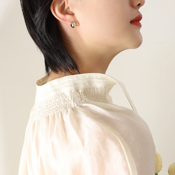 Gold Color Stainless Steel Fashion Jewelry Earrings