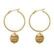 18K Gold Plated Hoop Earrings Women Jewelry Wholesales