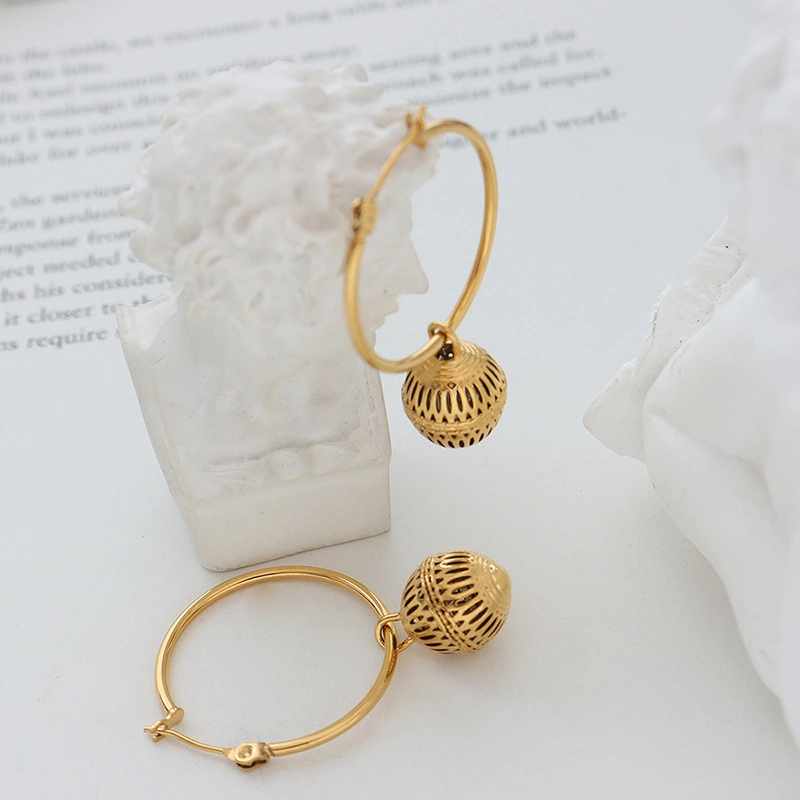 18K Gold Plated Hoop Earrings Women Jewelry Wholesales