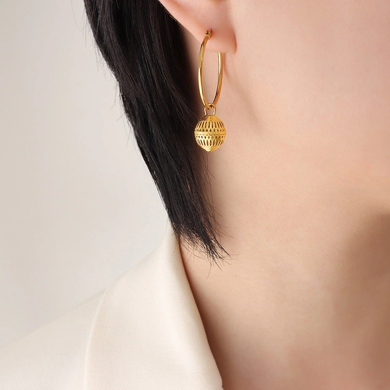 18K Gold Plated Hoop Earrings Women Jewelry Wholesales