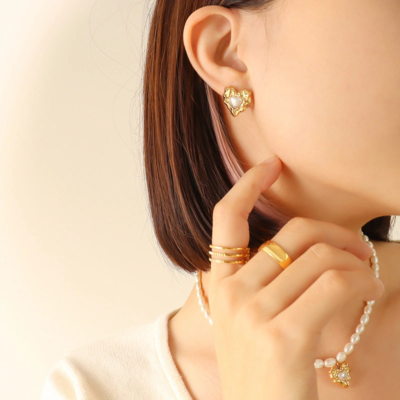 18K Gold Fashion Jewelry Designer Women Earrings