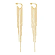 18K Gold Stainless Steel Fashion Heart Tessels Earrings