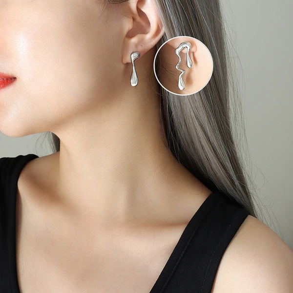 Trendy Fashion Stainless Steel Earring Stud