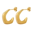 18K Gold Plated Stainless Steel Ear Studs