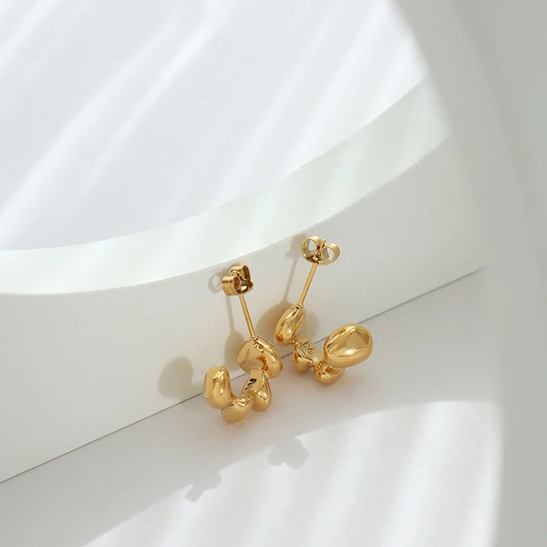 Titanium Steel Hypoallergenic Stud Earrings