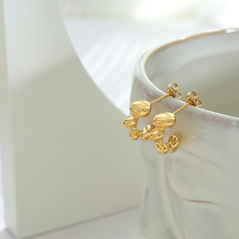 Titanium Steel Hypoallergenic Stud Earrings