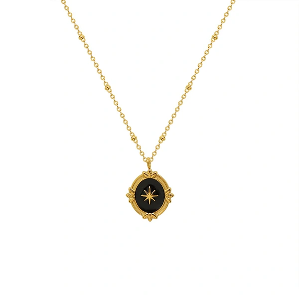 18K gold pendant necklace 