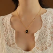 18K gold pendant necklace 