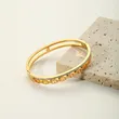 Gold Color Stainless Steel Fashion Women Bangle Bracelet